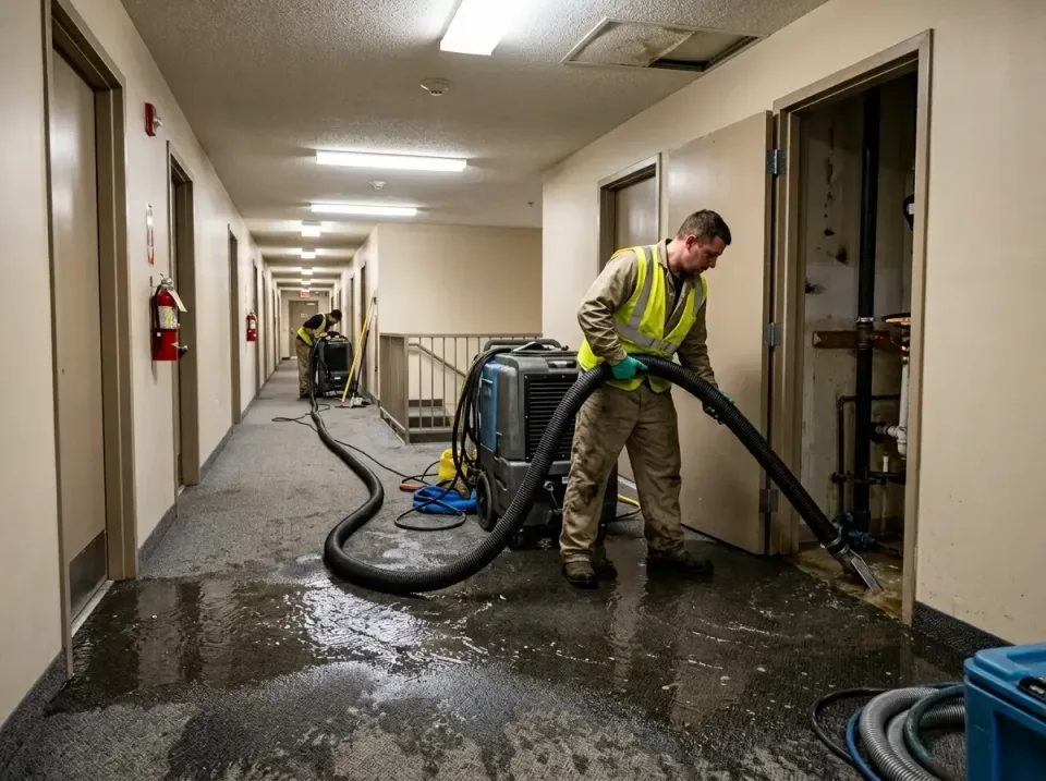 multi-unit-apartment-hallway-f-005 — frequently asked questions, Emergency Burst Pipe Water Extraction & Removal in Emmaus,…